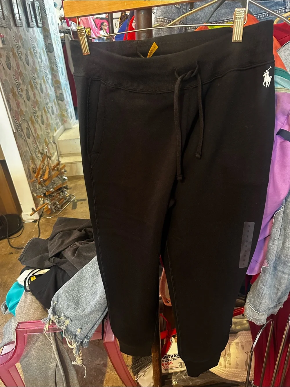 Polo Ralph lauren black joggers